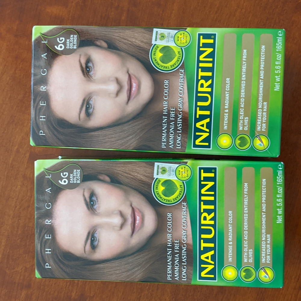 Naturtint hair color 6G (2 boxes)